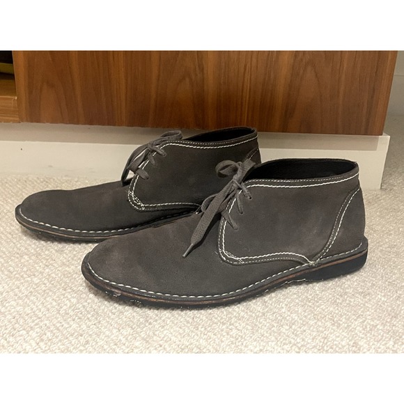 John Varvatos Suede Desert Chukka Boot